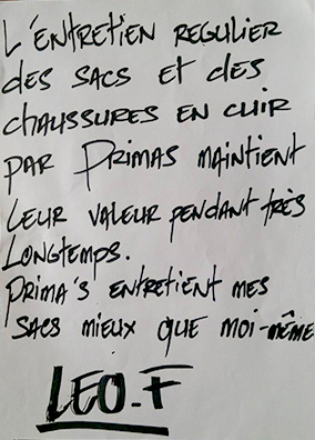 奢侈品護理-Primas定期保養皮鞋子和皮包,使它們的價值歷久不墜,Primas比我自己更珍惜我的皮包。